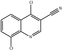 4,8-dichloroquinoline-3-carbonitrile Struktur