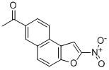 ETHANONE, 1-(2-NITRONAPHTHO(2,1-b)FURAN-7-YL)- Struktur