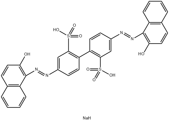 Dinatrium-4,4'-bis(2-hydroxynaphthalin-1-ylazo)biphenyl-2,6'-disulfonat