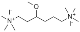 3-Methoxyhexamethylenebis(trimethylammonium iodide) Struktur