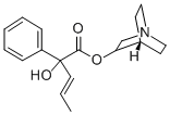 3-Quinuclidyl phenyl(trans-1-propenyl)glycolate Struktur