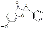 6-Methoxy-3'-phenylspiro[benzofuran-2(3H),2'-oxiran]-3-one Struktur