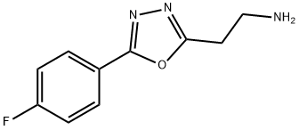 2-(5-(4-FLUOROPHENYL)-1,3,4-OXADIAZOL-2-YL)ETHANAMINE Struktur