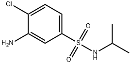 3-Amino-4-chloro-N-isopropylbenzenesulfonamide Struktur