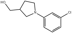 [1-(3-Chlorophenyl)pyrrolidin-3-yl]methanol Struktur