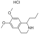 6,7-DIMETHOXY-1-PROPYL-1,2,3,4-TETRAHYDROISOQUINOLINE HYDROCHLORIDE Struktur