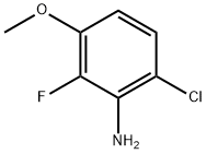 6-Chloro-2-fluoro-3-methoxyaniline Struktur