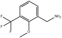 2-METHOXY-3-(TRIFLUOROMETHYL)BENZYLAMINE Struktur