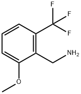 2-METHOXY-6-(TRIFLUOROMETHYL)BENZYLAMINE Struktur