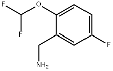 2-(DIFLUOROMETHOXY)-5-FLUOROBENZYLAMINE Struktur