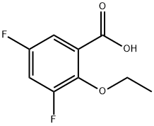 2-ETHOXY-3,5-DIFLUOROBENZOIC ACID Struktur