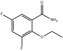 2-ETHOXY-3,5-DIFLUOROBENZAMIDE Struktur