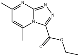 ETHYL 5,7-DIMETHYL-[1,2,4]TRIAZOLO[4,3-A]PYRIMIDINE-3-CARBOXYLATE Struktur