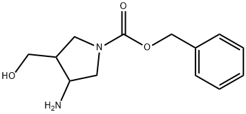 1-Cbz-3-aMino-4-hydroxyMethylpyrrolidine Struktur