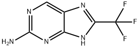 8-(TRIFLUOROMETHYL)-9H-PURIN-2-AMINE 結構式