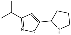 3-isopropyl-5-pyrrolidin-2-ylisoxazole Struktur