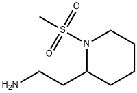 2-[1-(methylsulfonyl)-2-piperidinyl]ethanamine(SALTDATA: HCl) Struktur