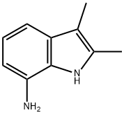 2,3-diMethyl-1H-Indol-7-aMine Struktur