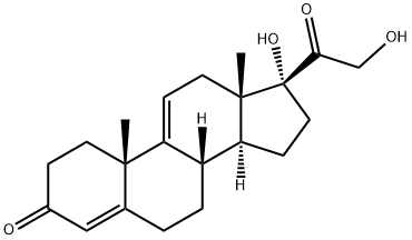 ANECORTAVE  ACETATE  RELATED  COMPOUND A (20 MG) (9(11 )-DEHYDROCORTISOL) Struktur