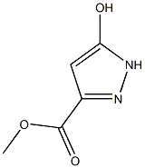 3-hydroxy-1H-pyrazole-5-carboxylic acid Methyl ester Struktur