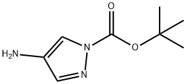 tert-butyl 4-amino-1H-pyrazole-1-carboxylate Structure