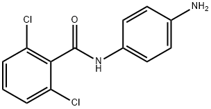 N-(4-aminophenyl)-2,6-dichlorobenzamide Struktur