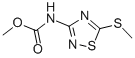 METHYL 5-METHYLTHIO-1,2,4-THIADIAZOL-3-YLCARBAMATE Struktur