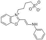 2-(2-ANILINOVINYL)-3-(4-SULFOBUTYL)BENZOXAZOLIUM BETAINE Struktur