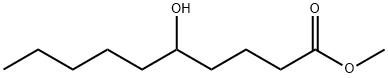 Decanoic acid, 5-hydroxy-, methyl ester Struktur