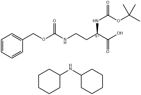 BOC-D-DAB(Z)-OH DCHA Struktur