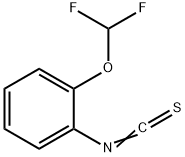 2-DIFLUOROMETHOXYPHENYL ISOTHIOCYANATE Struktur