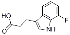 1H-Indole-3-propanoic acid, 7-fluoro- Struktur