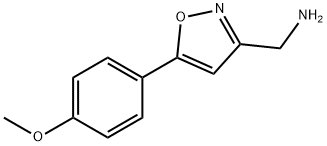 1-[5-(4-methoxyphenyl)isoxazol-3-yl]methanamine Struktur