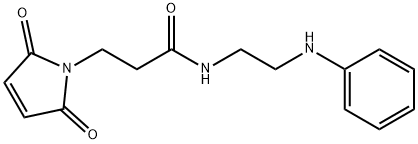 2,5-Dihydro-2,5-dioxo-N-[2-(phenylaMino)ethyl]-1H-pyrrole-1-propanaMide Struktur