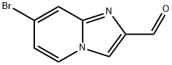 7-BROMOIMIDAZO[1,2-A]PYRIDINE-2-CARBALDEHYDE Struktur