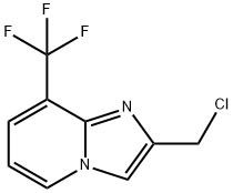 IMidazo[1,2-a]pyridine, 2-(chloroMethyl)-8-(trifluoroMethyl)- Struktur