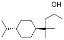 trans-4-(isopropyl)-alpha,gamma,gamma-(trimethyl)cyclohexanepropanol Struktur