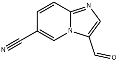 IMidazo[1,2-a]pyridine-6-carbonitrile, 3-forMyl-, 1019019-92-1, 結構式