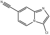 IMidazo[1,2-a]pyridine-7-carbonitrile, 3-chloro- Struktur