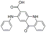 9,10-Dihydro-9-oxo-2-phenylaminoacridine-3-carboxylic acid Struktur