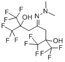 1,1,1,7,7,7-Hexafluoro-2,6-dihydroxy-2,6-bis(trifluoromethyl)-4-heptan one dimethyl hydrazone Struktur