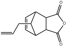 7-allylbicyclo[2.2.1]hept-5-ene-2,3-dicarboxylic anhydride Struktur