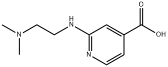 2-{[2-(Dimethylamino)ethyl]amino}isonicotinic acid Struktur