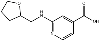 2-[(Tetrahydro-2-furanylmethyl)amino]-isonicotinic acid Struktur