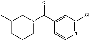 1-(2-Chloro-4-pyridylcarbonyl)-3-Methylpiperidine, 95% Struktur