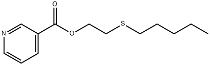 2-(Pentylthio)ethyl nicotinate Struktur