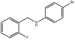 4-BroMo-N-(2-fluorobenzyl)aniline, 97% Struktur