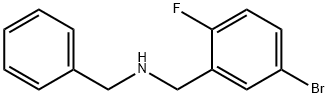 2-(BenzylaMinoMethyl)-4-broMo-1-fluorobenzene Struktur