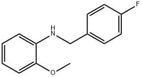 N-(4-Fluorobenzyl)-2-Methoxyaniline, 97% Struktur