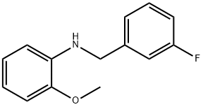 N-(3-Fluorobenzyl)-2-Methoxyaniline, 97% Struktur